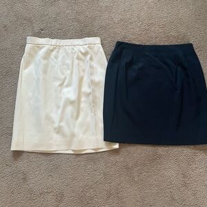 Essentials Cream and Black Pencil Skirt Duo